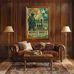 World War Ii Memorial Poster