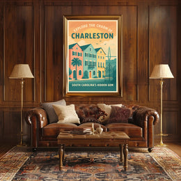 Explore The Charm Of Charleston Poster