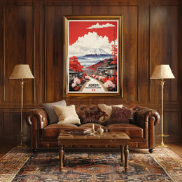Traditional Aomori Scene Japanese Travel Poster