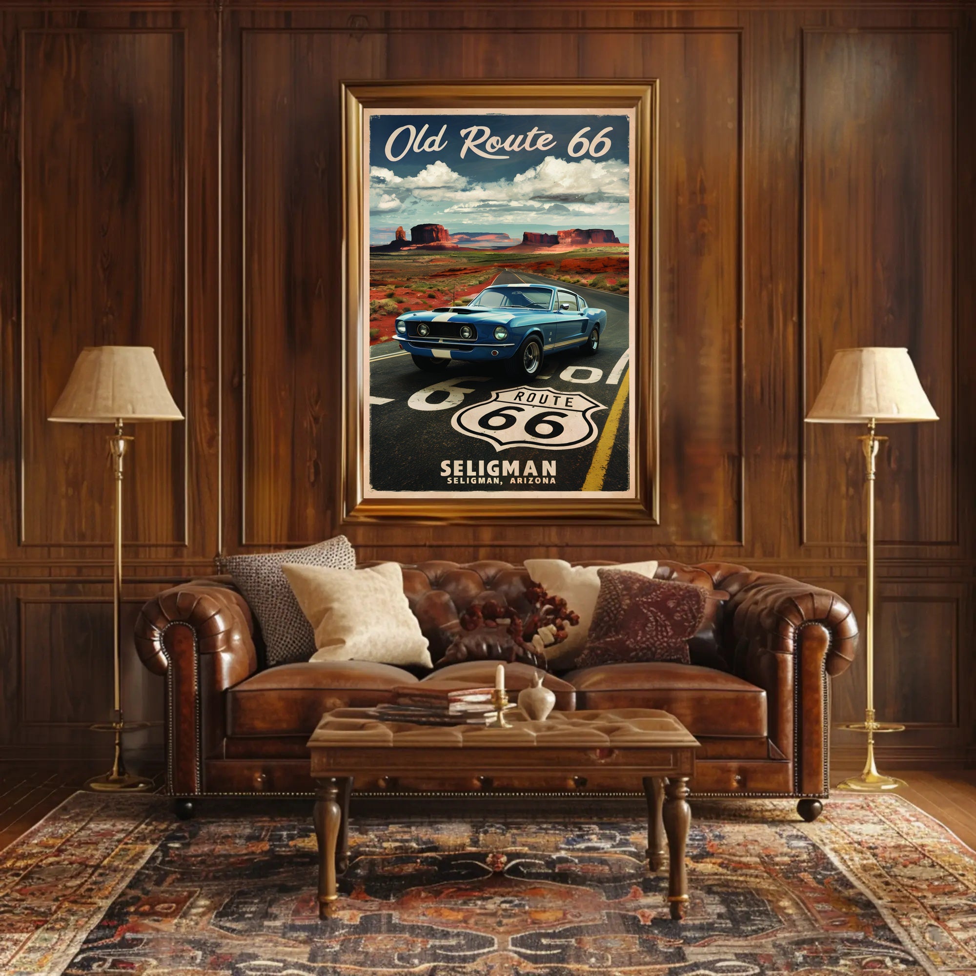 Journey Through Old Route 66 Poster
