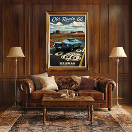 Journey Through Old Route 66 Poster