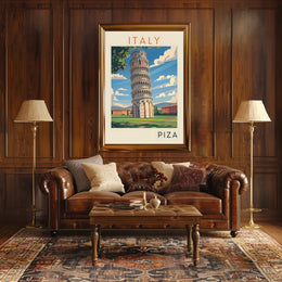 Leaning Tower of Pisa Poster
