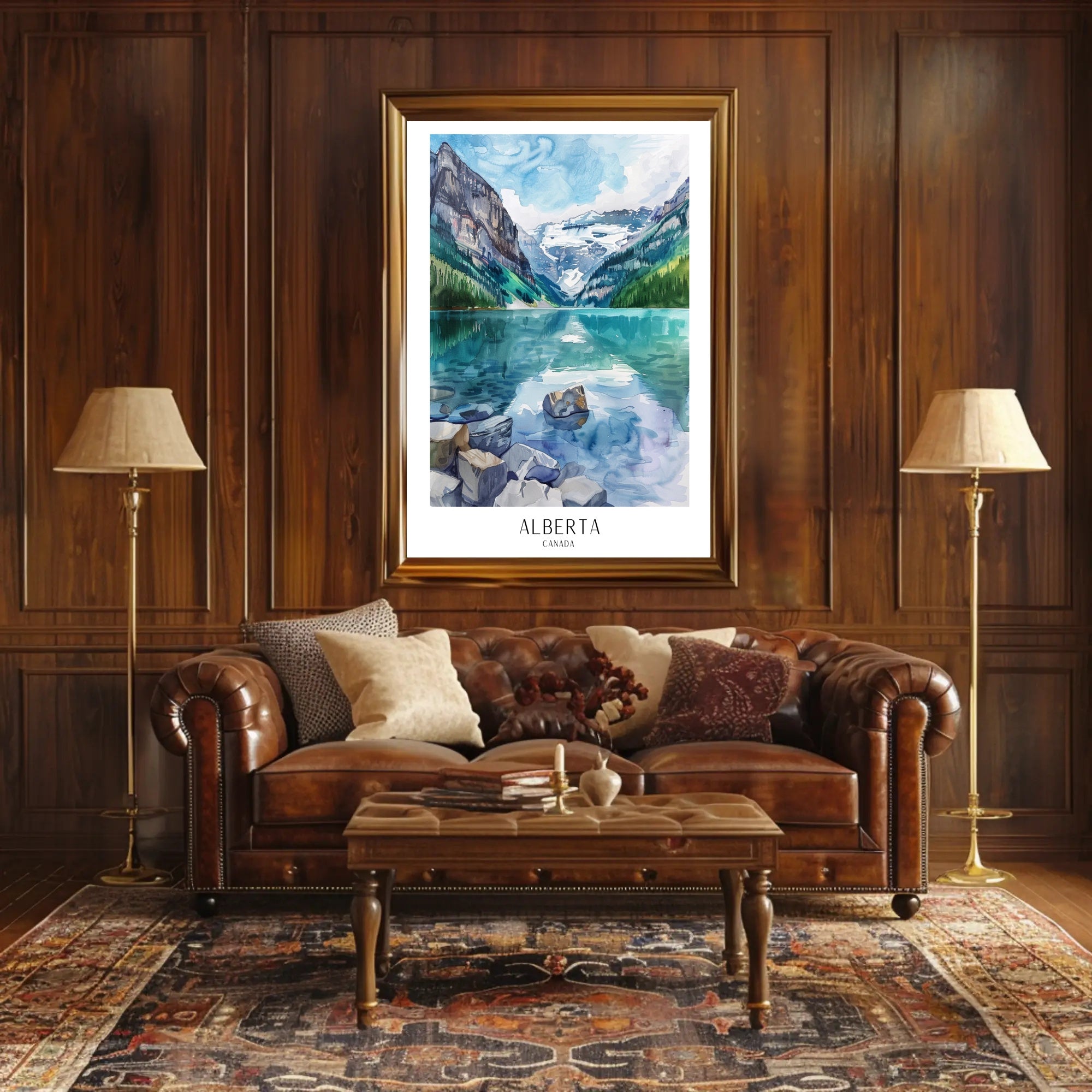 Serene Landscapes of Alberta Poster PosterGoat