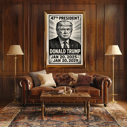 Donald Trump 47th President Poster