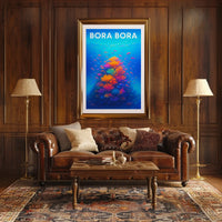 Bora Bora Underwater Paradise Poster