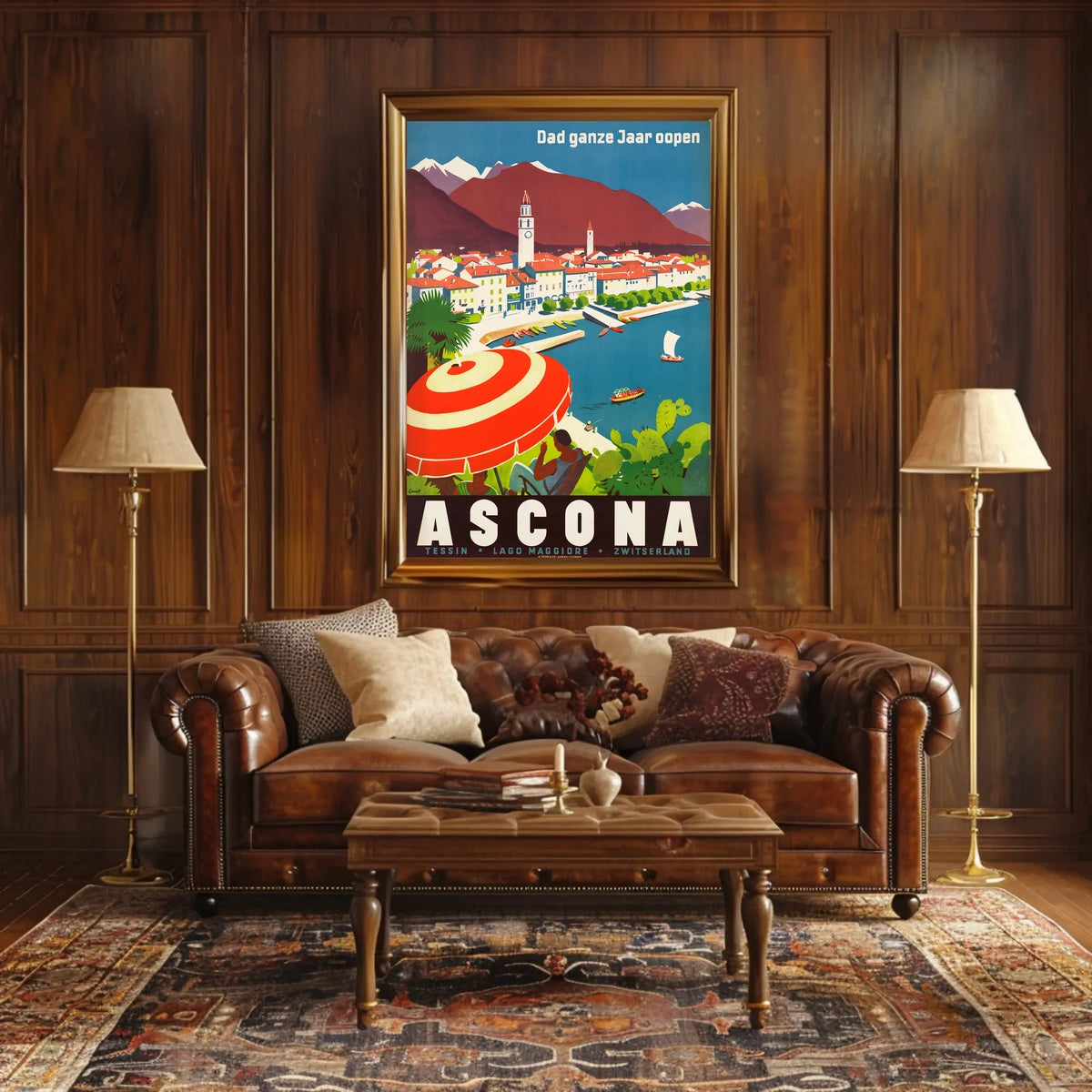 Ascona Travel Poster