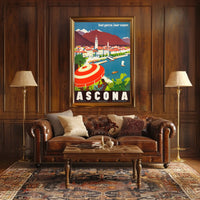 Ascona Travel Poster