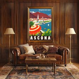 Ascona Travel Poster