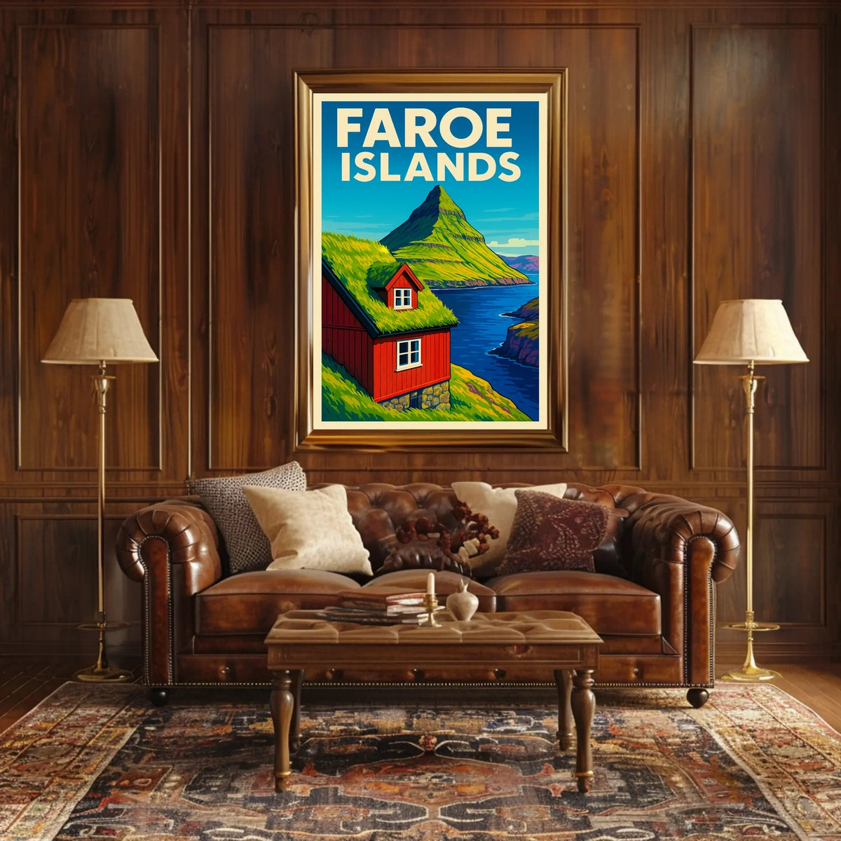 Faroe Islands Scenic Poster