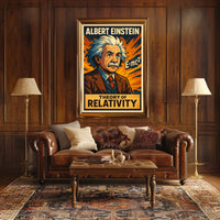 Albert Einstein Theory Of Relativity Poster