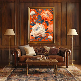 Vibrant Floral Elegance Wall Art Print