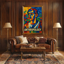 Anthropology Mosaic Poster