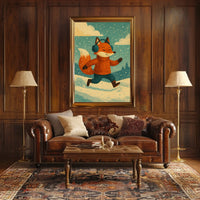 Winter Fox Adventure Poster