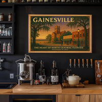 Gainesville Heritage Wall Art Print Decor