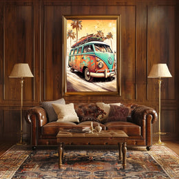 Vintage Surf Adventure Poster