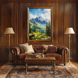 Slovakia High Tatras Mountain Landscape Scenic Poster