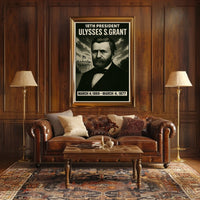 Ulysses S. Grant 18Th President Poster