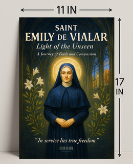 Saint Emily de Vialar Light of the Unseen Poster PosterGoat