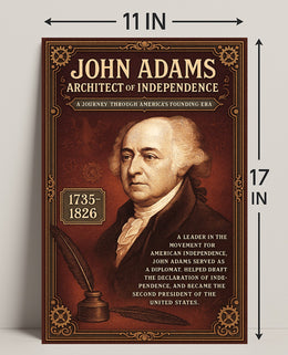 John Adams 2nd President Poster PosterGoat