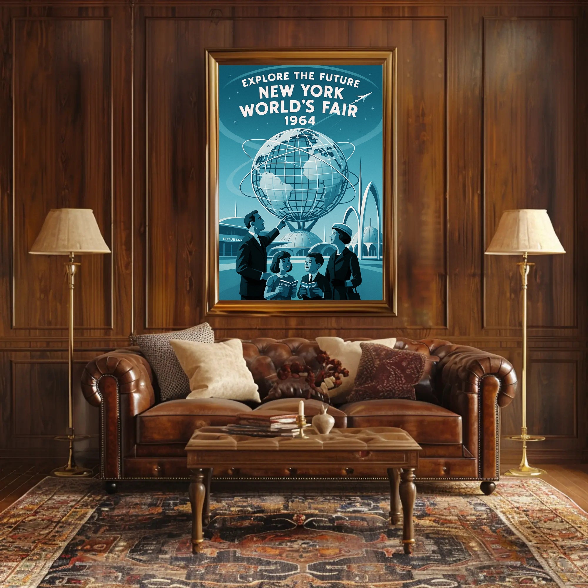 Explore the Future - New York World's Fair 1964 Poster PosterGoat