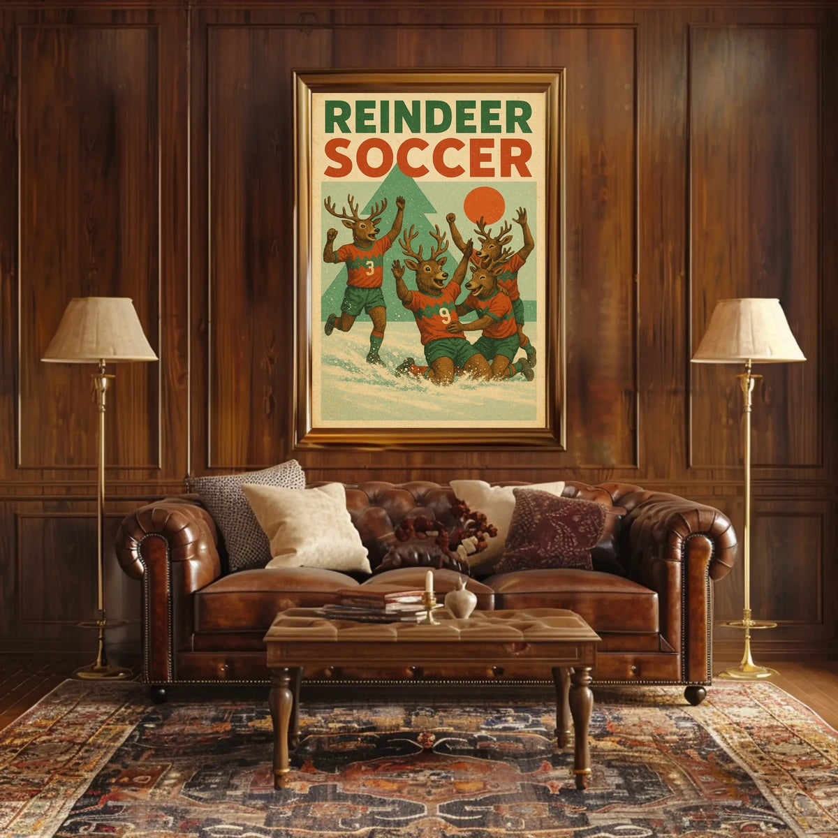 Reindeer Soccer Extravaganza Poster