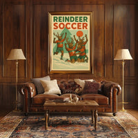 Reindeer Soccer Extravaganza Poster