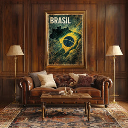 Brasil - National Pride Poster PosterGoat