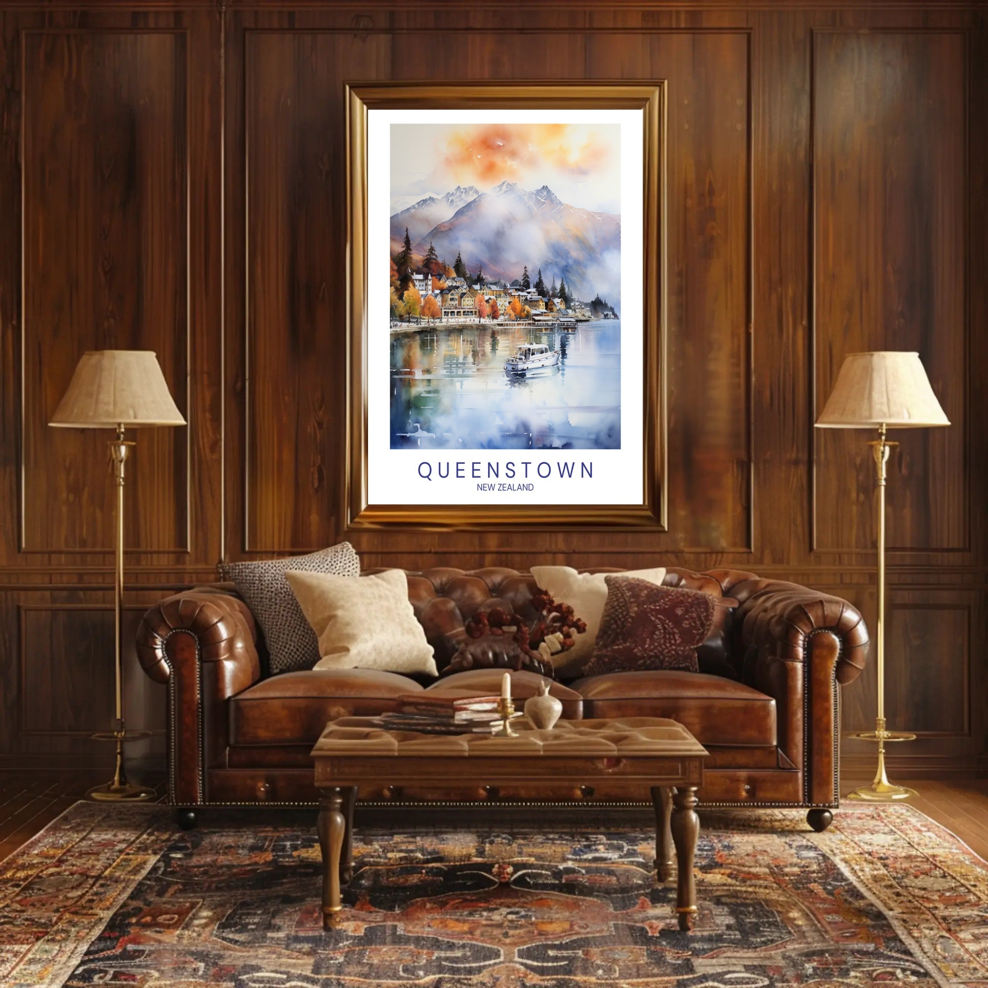 Queenstown Tranquility Poster PosterGoat