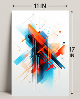Geometric Abstraction Abstract Poster PosterGoat