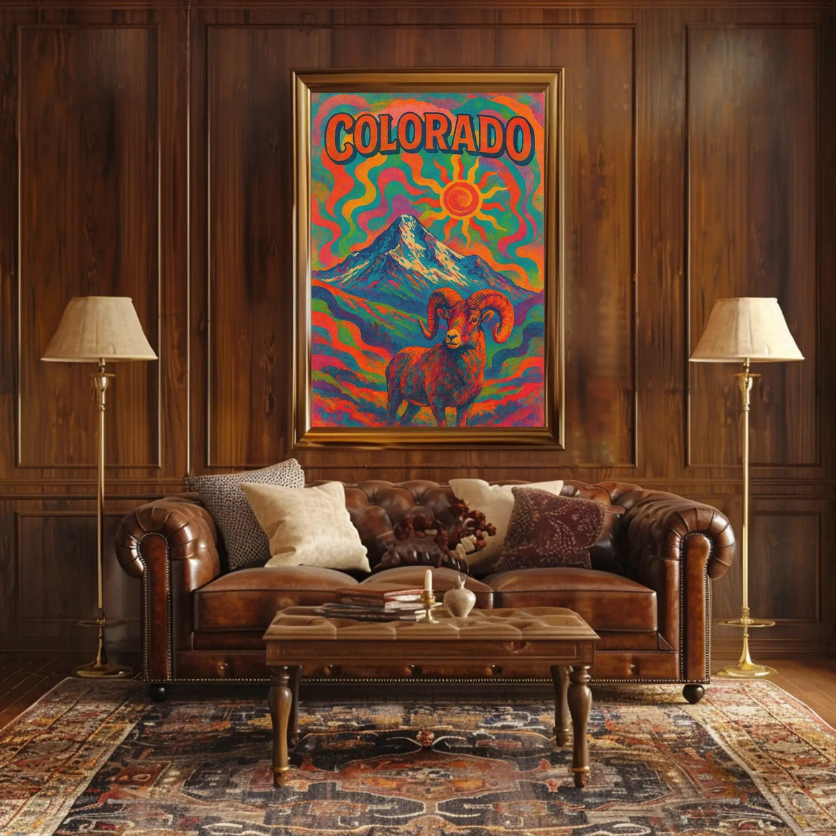 Colorado Psychedelic Poster