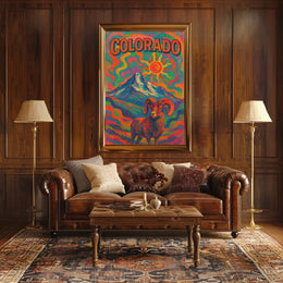 Colorado Psychedelic Poster