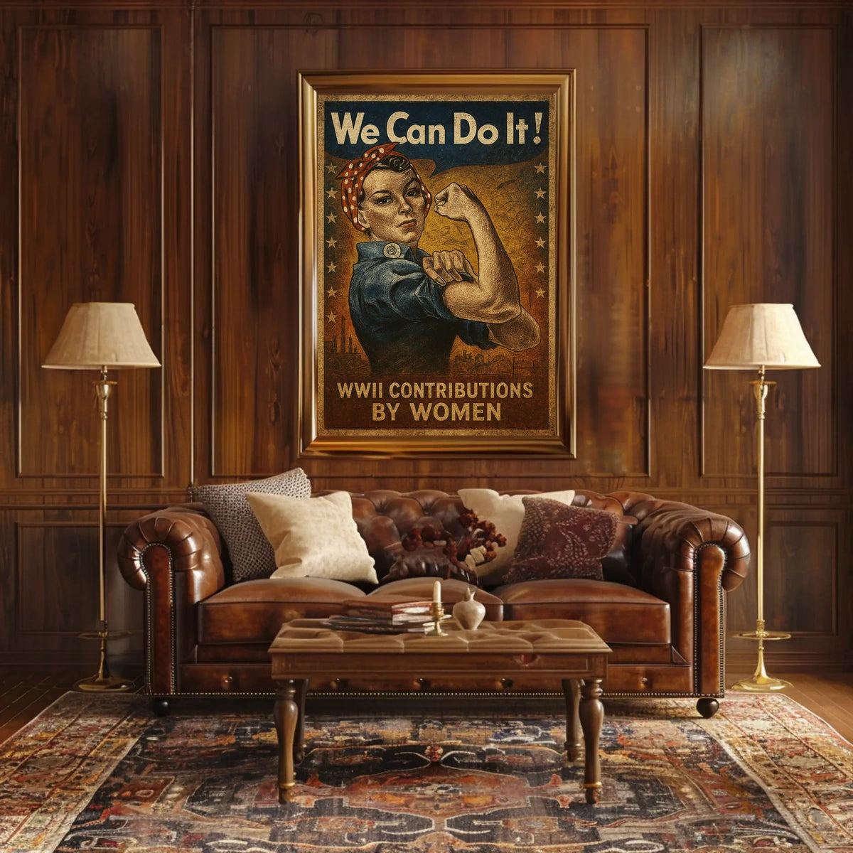 We Can Do It WWII Contributions by Women Poster