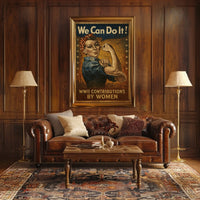 We Can Do It WWII Contributions by Women Poster