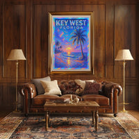 Key West, Florida Sunset Poster