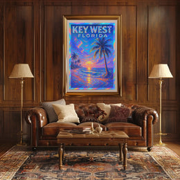 Key West, Florida Sunset Poster