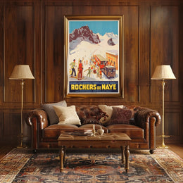 Rochers De Naye Swiss Mountain Poster