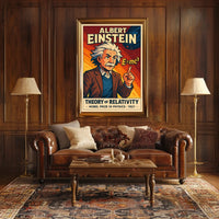 Albert Einstein Theory Of Relativity Poster