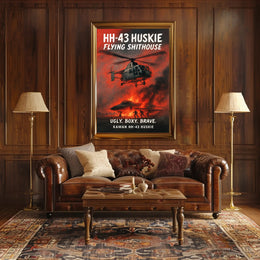 Kaman HH-43 Huskie Ugly. Boxy. Brave Poster PosterGoat