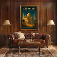 Abu Dhabi Poster Tradition and Innovation in Perfect Harmony Urban or Cityscape Poster