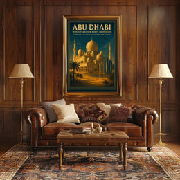 Abu Dhabi Poster Tradition and Innovation in Perfect Harmony Urban or Cityscape Poster