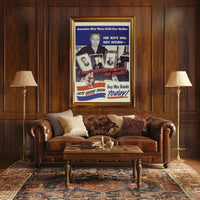 Sacrifice and Patriotism WWII Poster