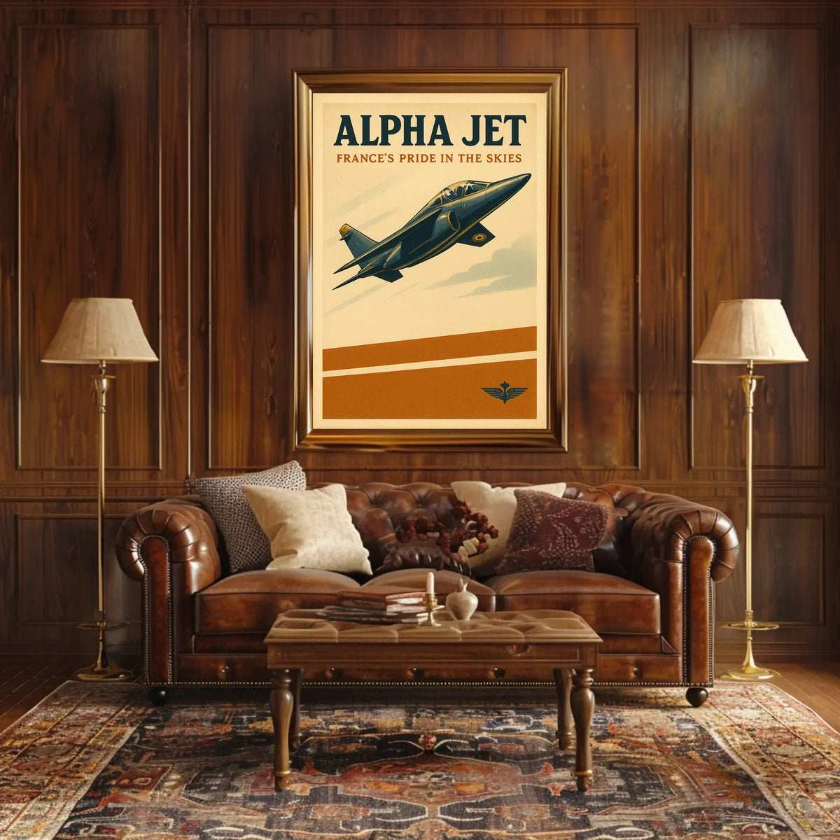 Alpha Jet Frances Pride in the Skies Poster