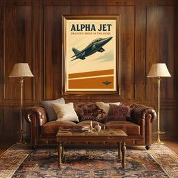 Alpha Jet Frances Pride in the Skies Poster