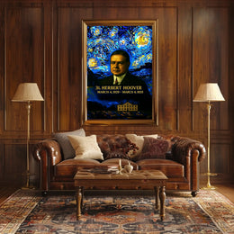 Herbert Hoover 31st President of the United States Presidential Masterpiece Series Poster