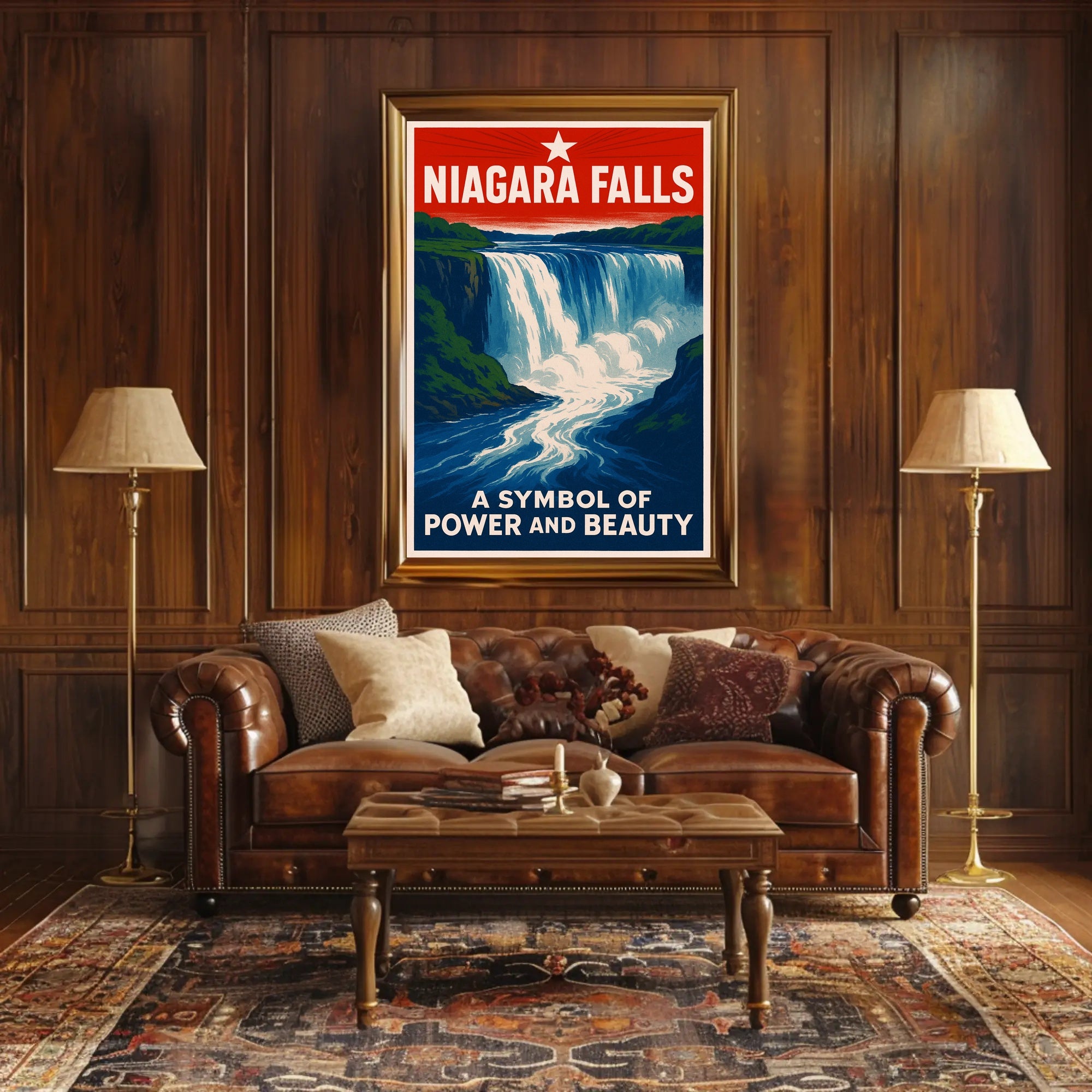 Niagara Falls A Symbol of Power and Beauty Poster PosterGoat