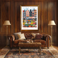 Amsterdam Flower Market Poster PosterGoat