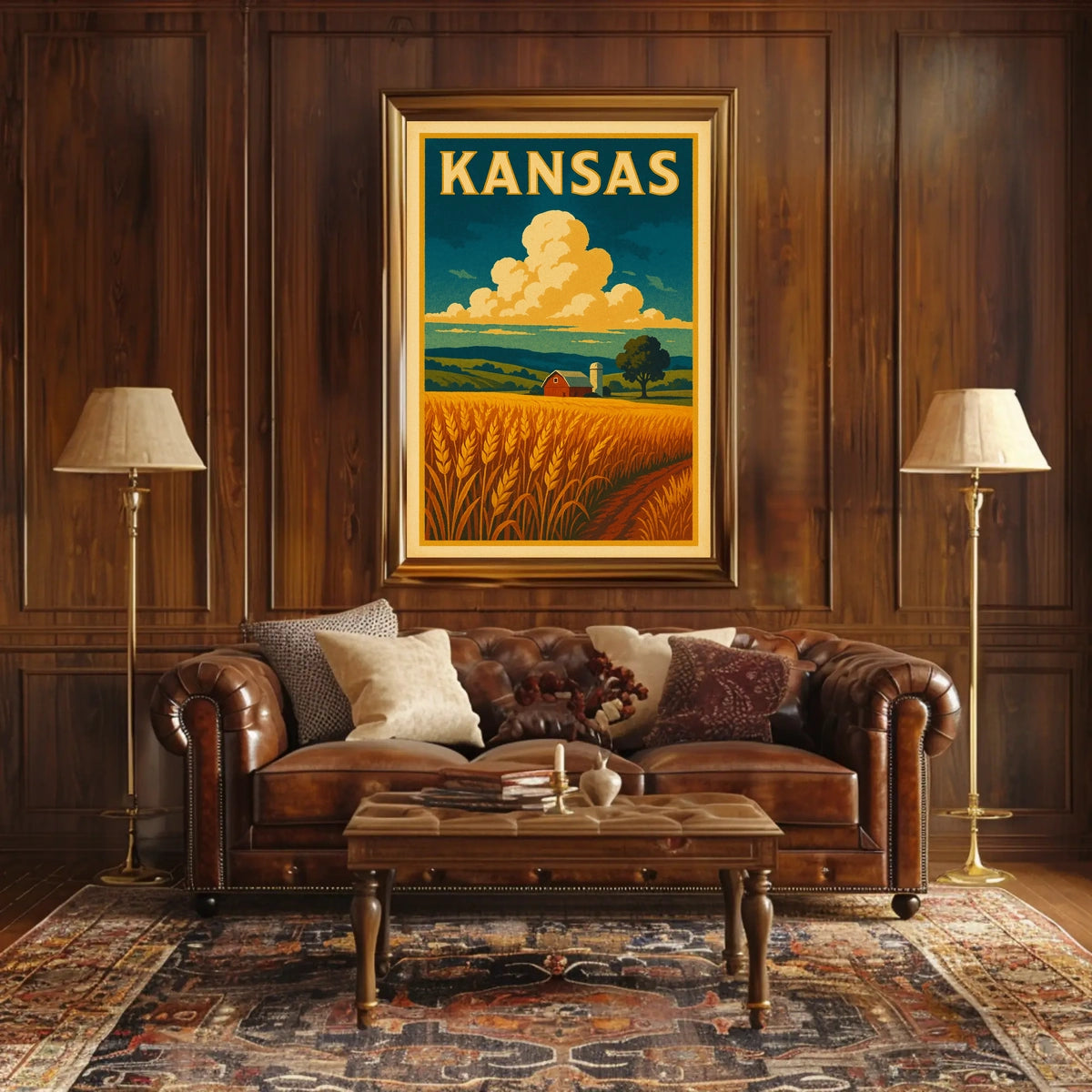 Kansas Countryside Poster