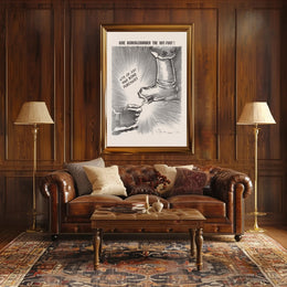 Give Schicklegruber the Hot-Foot! Poster PosterGoat
