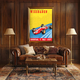 Großer Preis der Spielbank Wiesbaden 1967 Poster
