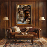 Charming Vintage Bakery Scene Poster